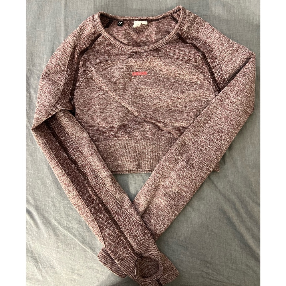 Gymshark long sleeve crop top